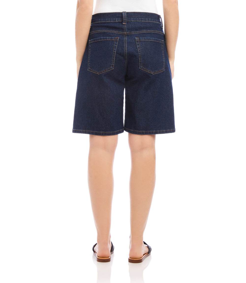 Denim Bermuda Shorts - Image 4