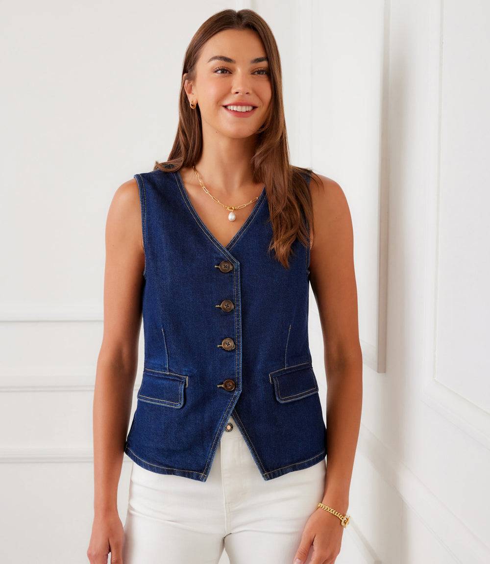 Denim Vest - Image 3