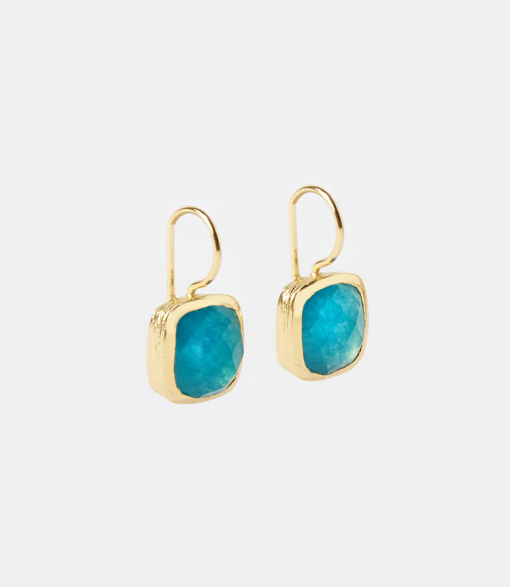 Dolce Gemstone Drop Earrings - Image 3