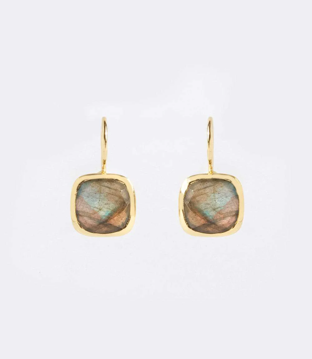 Dolce Gemstone Drop Earrings - Image 2