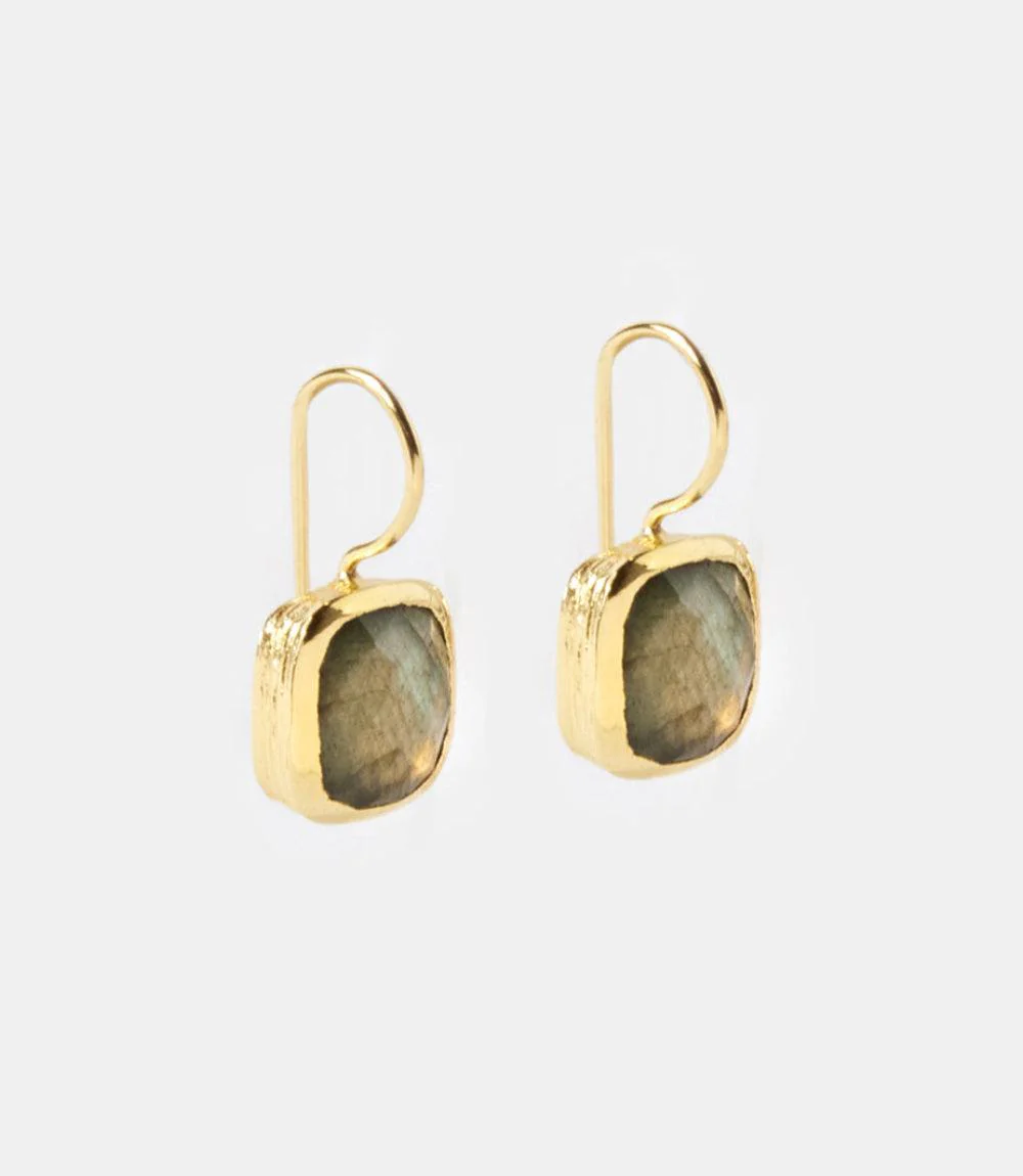 Dolce Gemstone Drop Earrings - Image 3