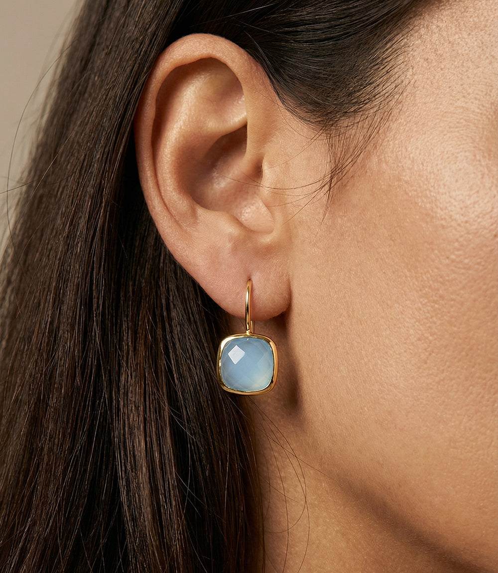 Dolce Gemstone Drop Earrings - Image 3