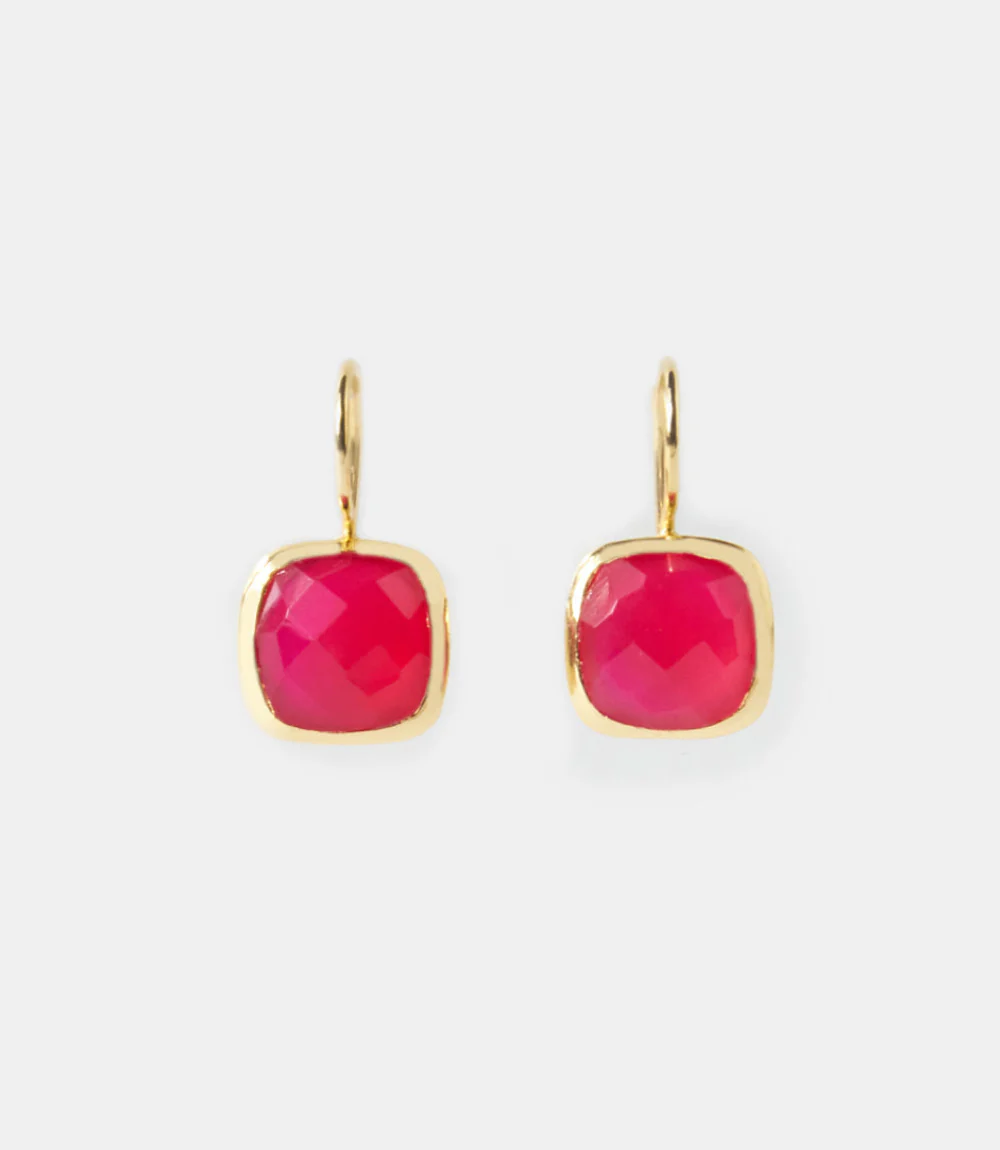 Dolce Gemstone Drop Earrings - Image 2