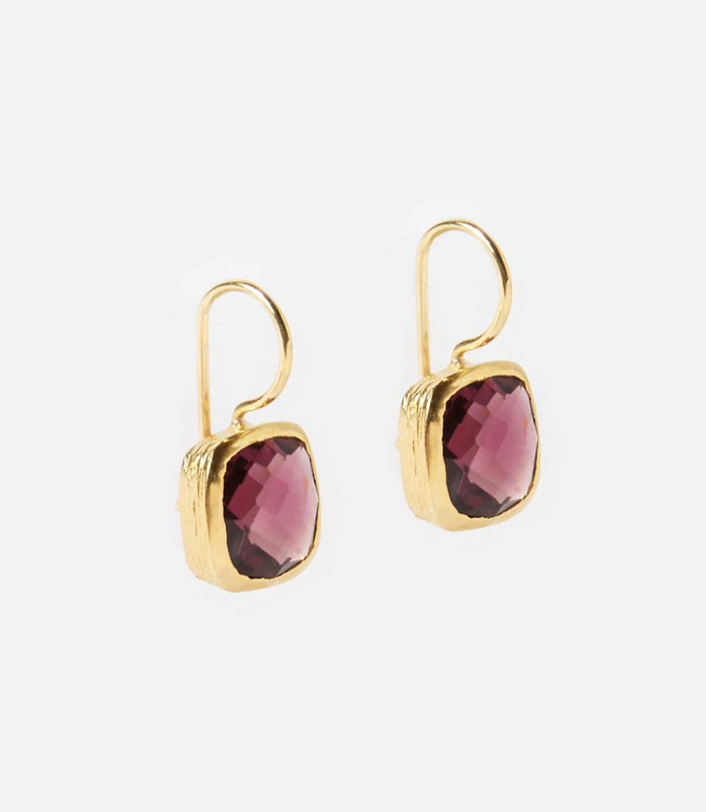 Dolce Gemstone Drop Earrings - Image 3