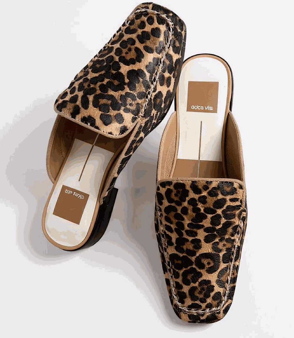 Dolce Vita Bradly Calf Hair Mules - Image 7