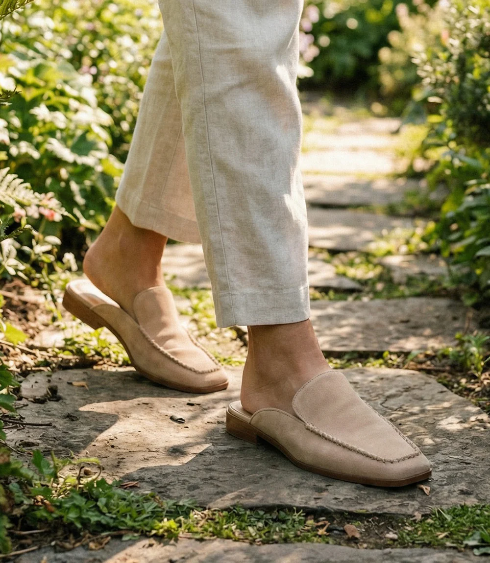 Dolce Vita Bradly Suede Leather Mules