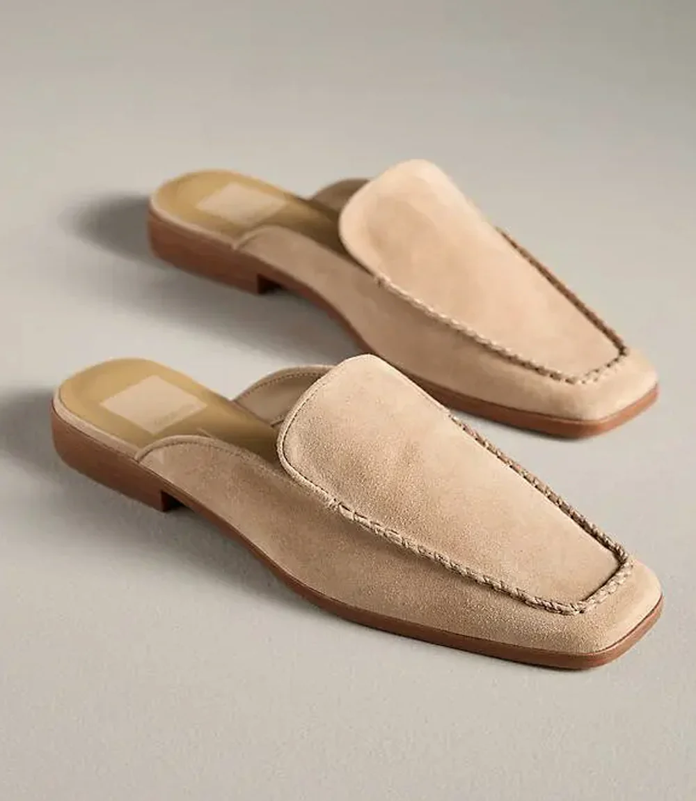 Dolce Vita Bradly Suede Leather Mules - Image 2