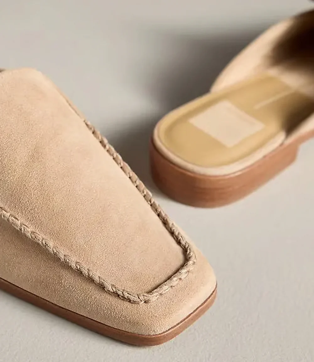 Dolce Vita Bradly Suede Leather Mules - Image 3