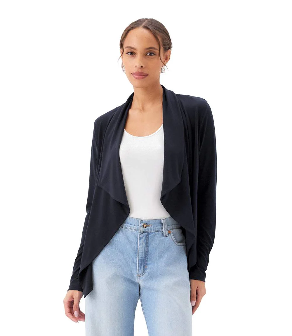 Drape Travel Jersey Cardigan - Image 2