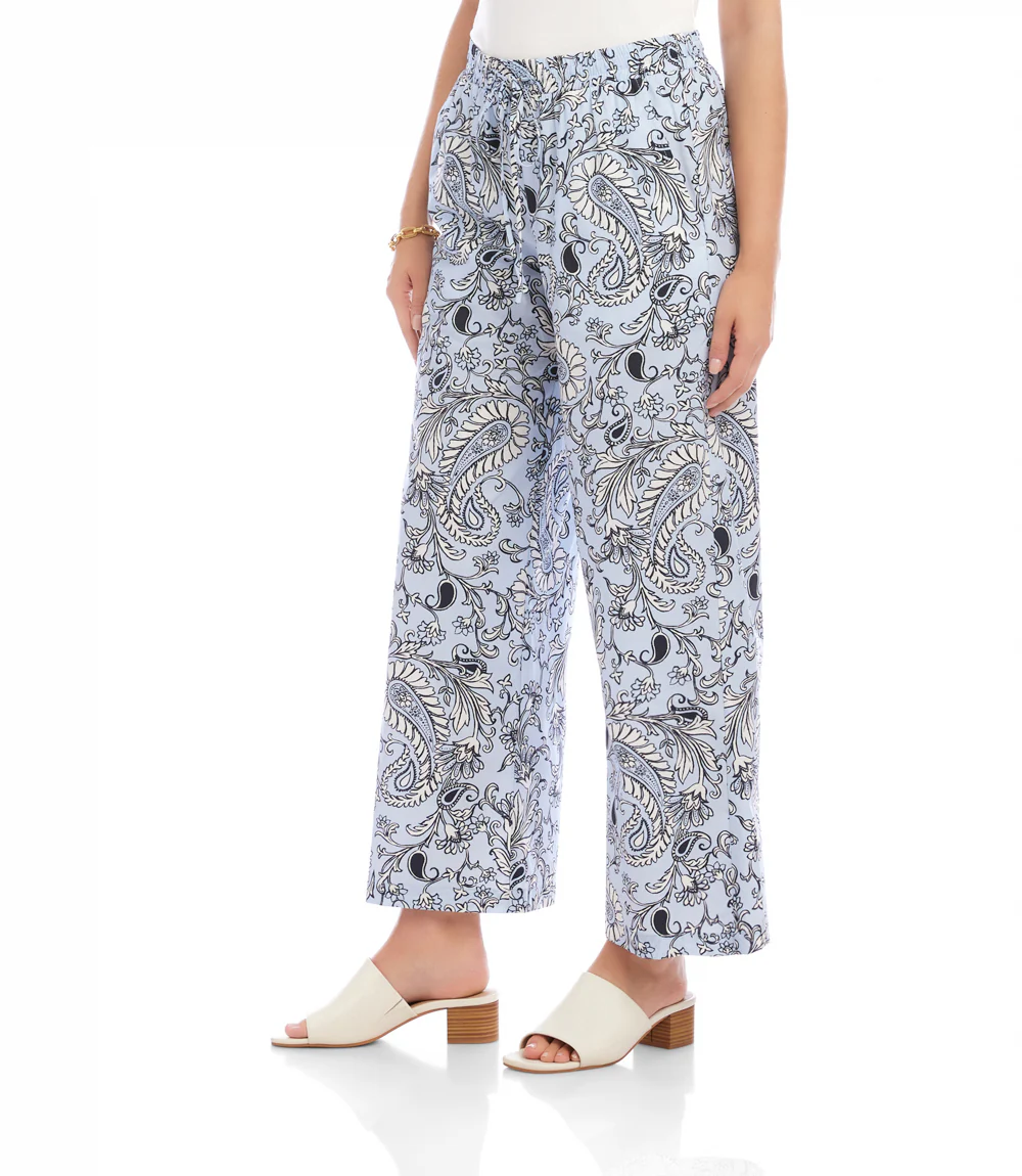 Drawstring Cropped Pants - Image 4
