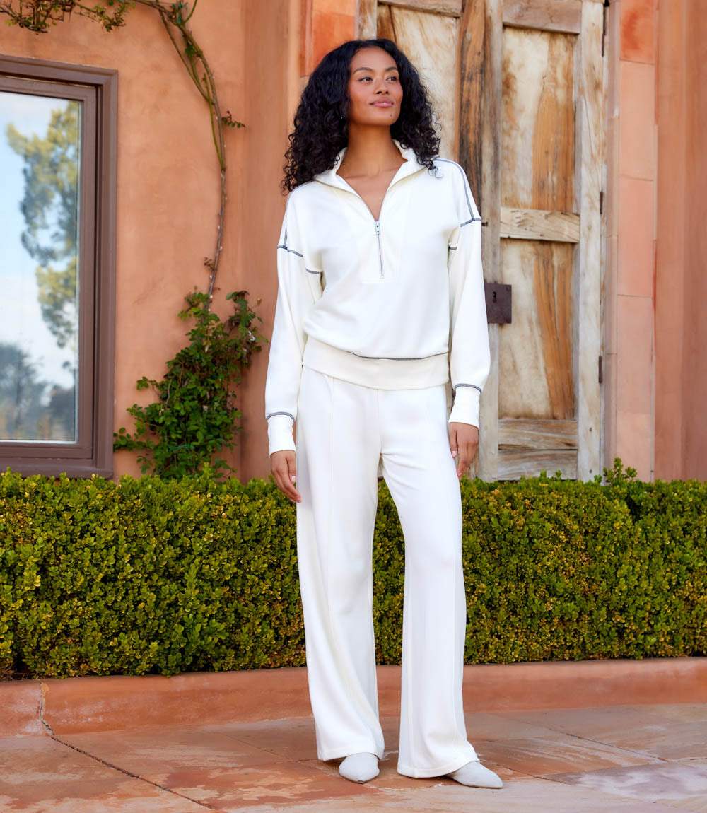Drawstring Pintuck Sweatpants - Image 6