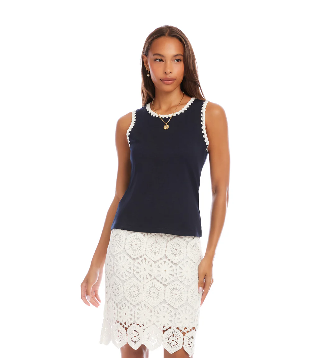 Edge Stitch Contrast Tank - Image 3