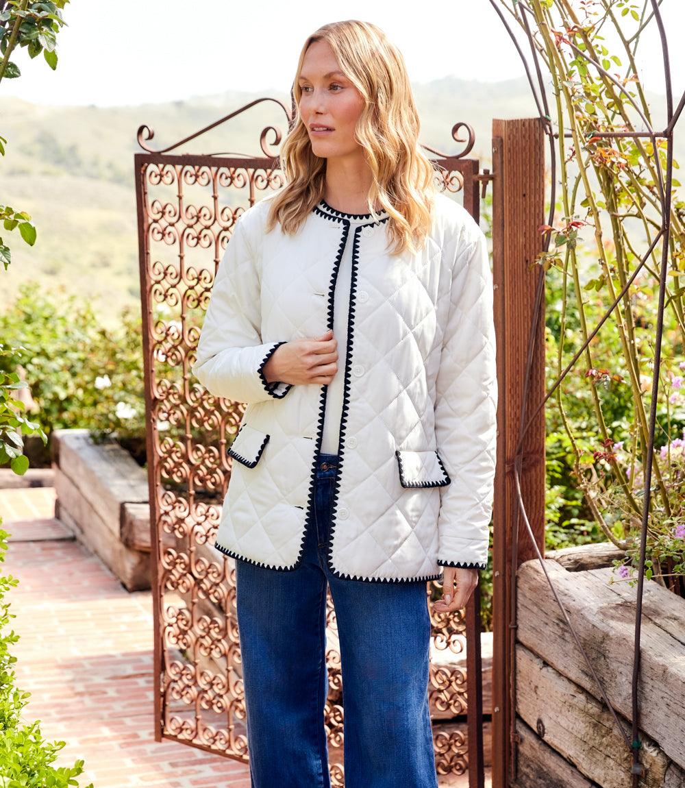 Edge Stitch Quilted Jacket - Image 11