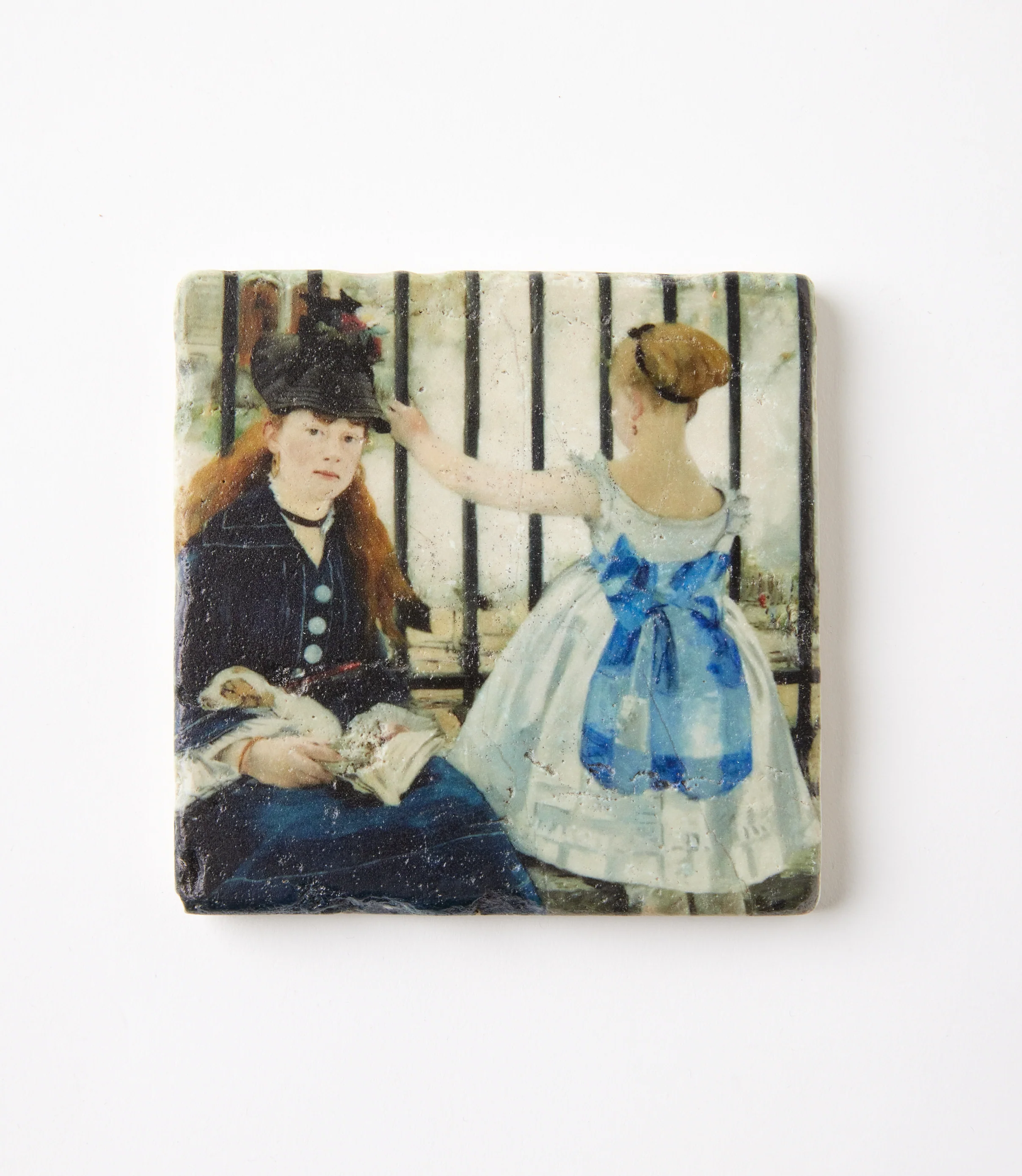 Édouard Manet Marble Coasters, Set Of 4 - Image 5