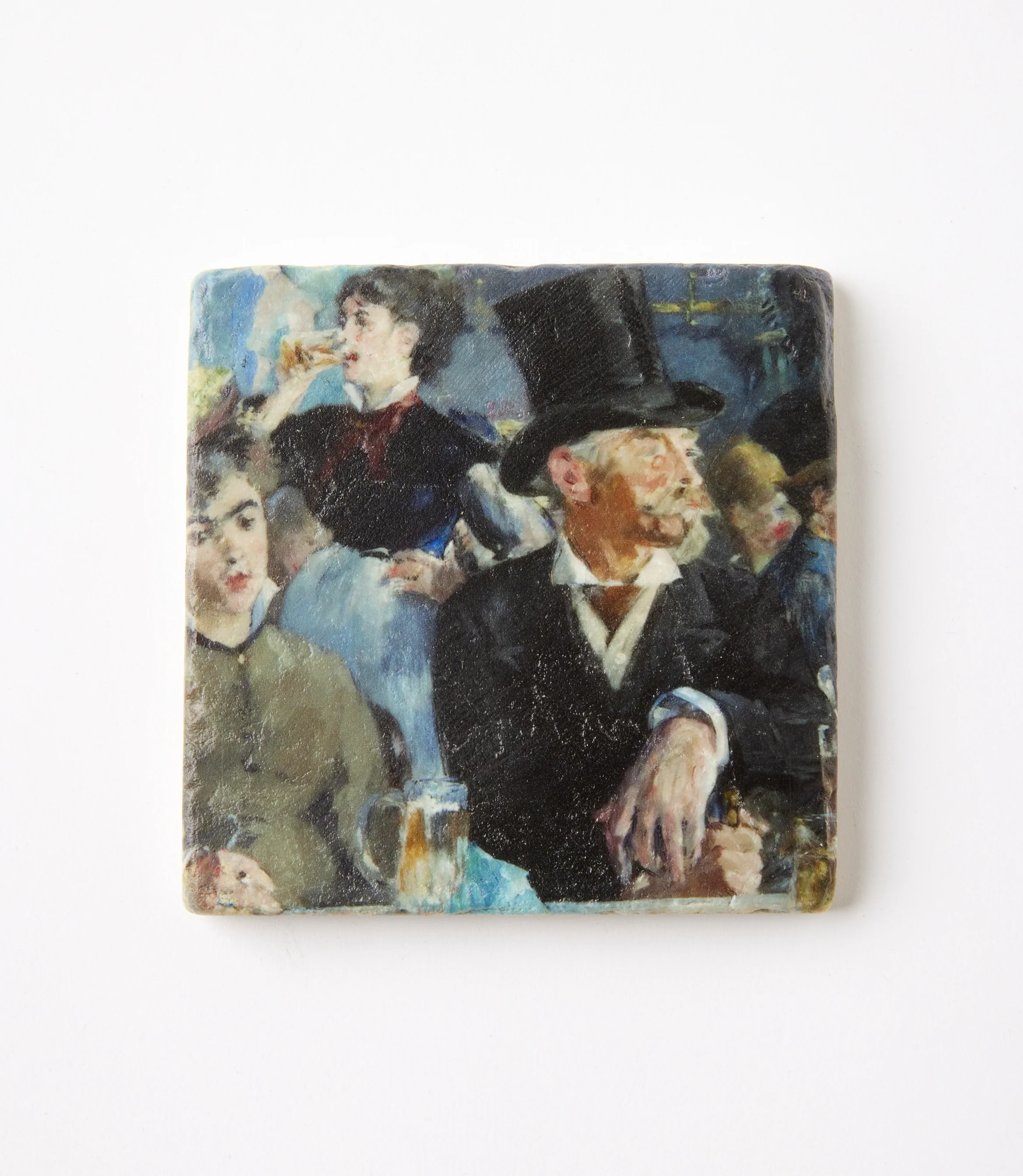 Édouard Manet Marble Coasters, Set Of 4 - Image 7