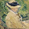 Édouard Manet Marble Coasters, Set Of 4 - Image 9