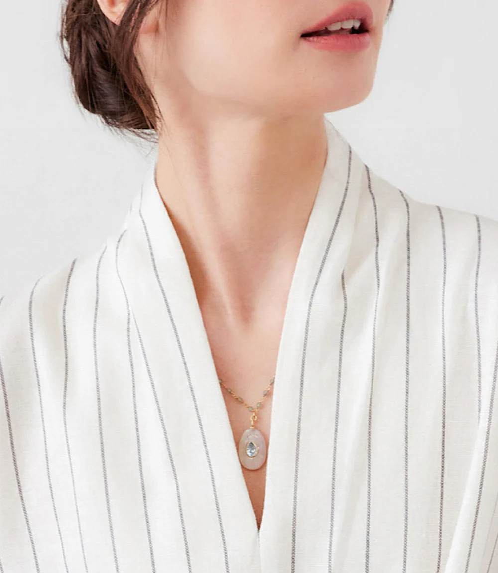 Embellished Amulet Necklace - Image 3