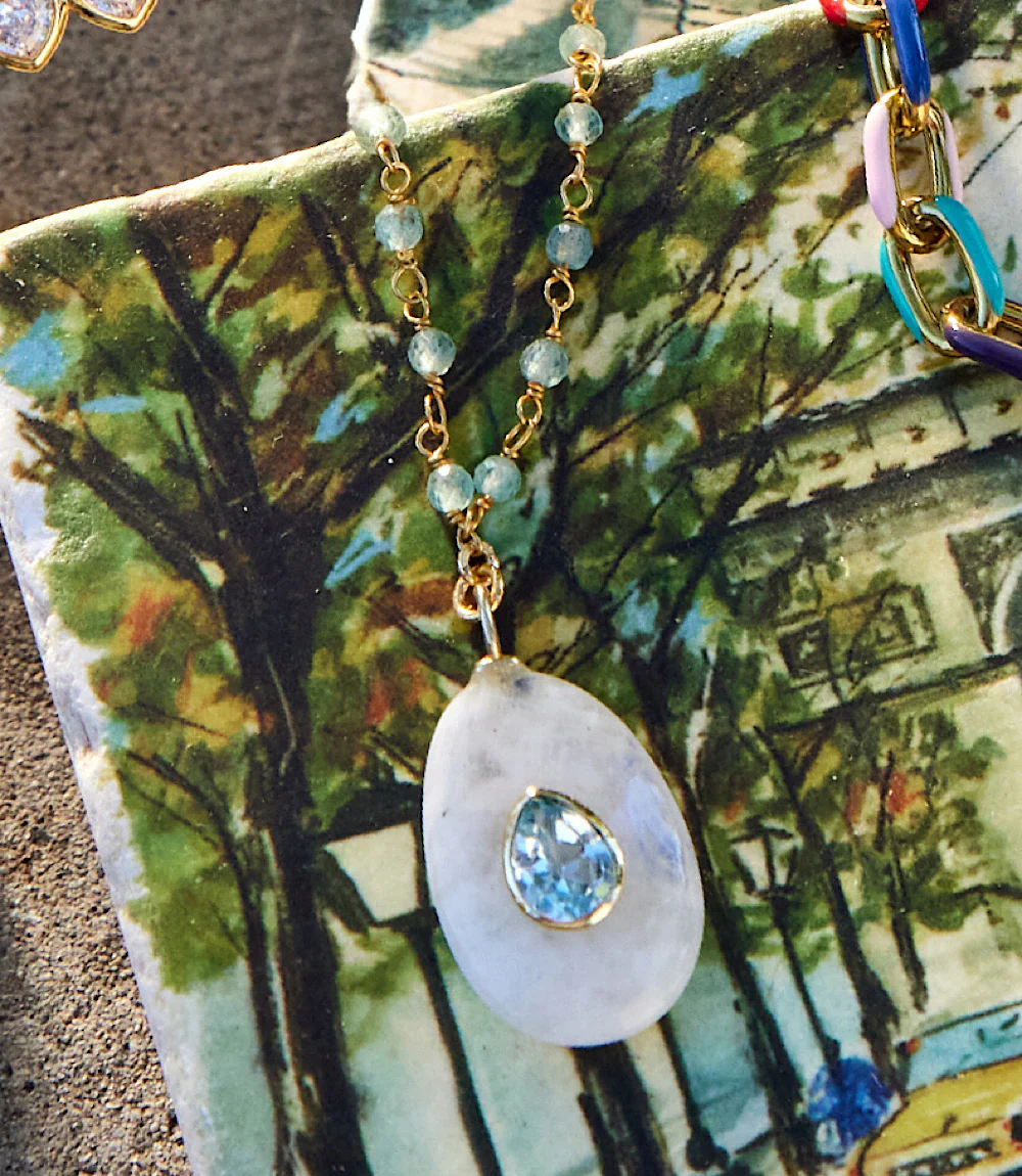 Embellished Amulet Necklace - Image 5