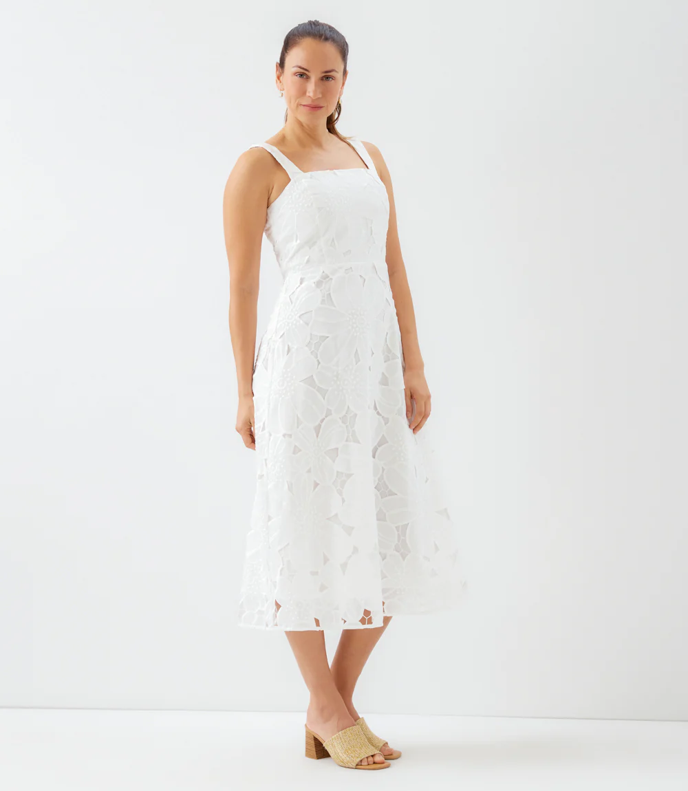 Embroidered Cut-Out Sundress - Image 4