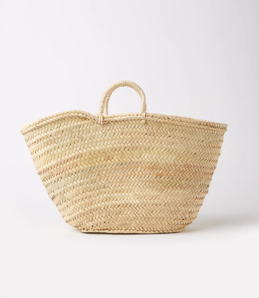 Embroidered Straw Tote Bag - Image 5