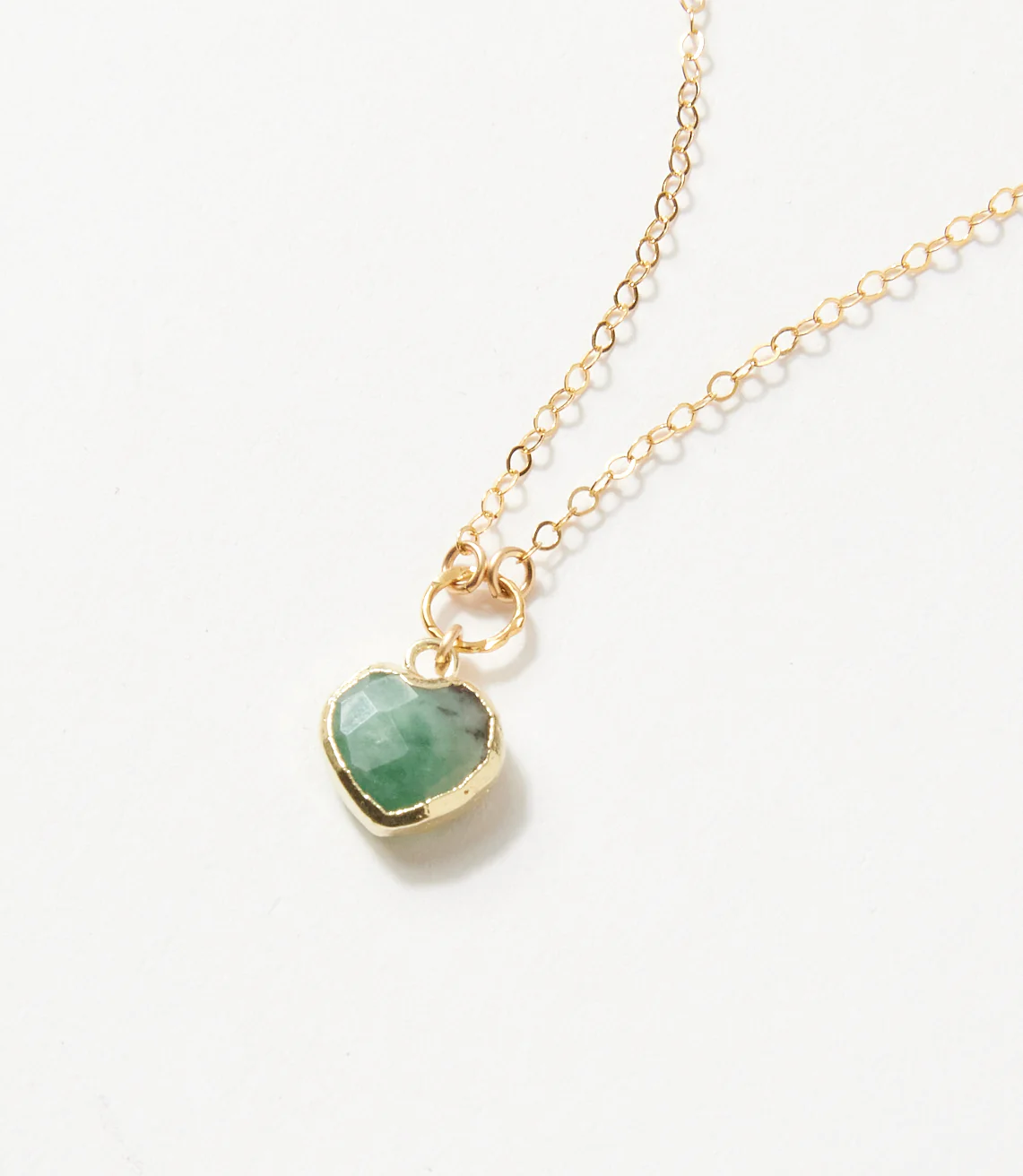 Emerald Heart Necklace - Image 2