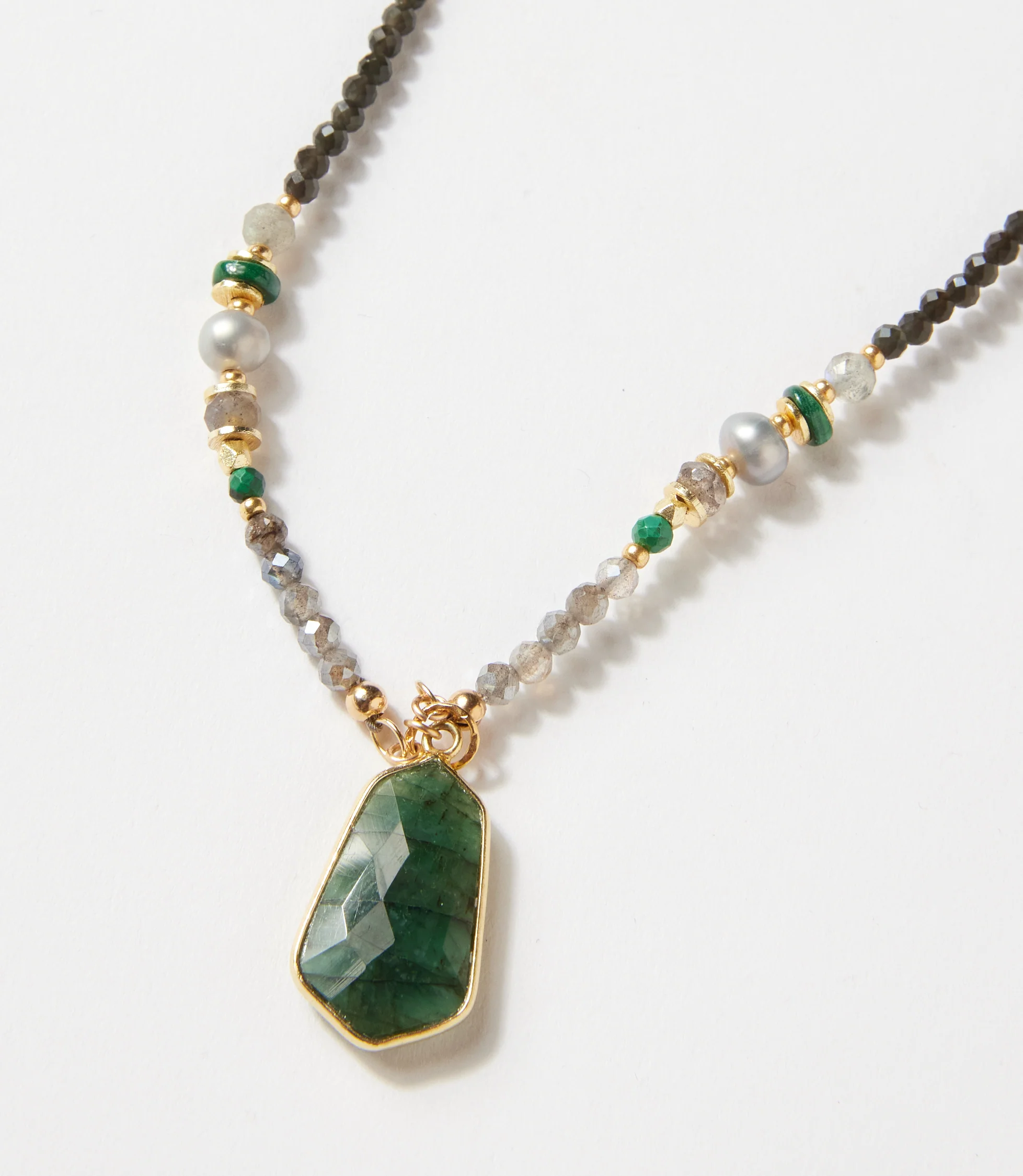 Emerald Pendant Necklace - Image 3