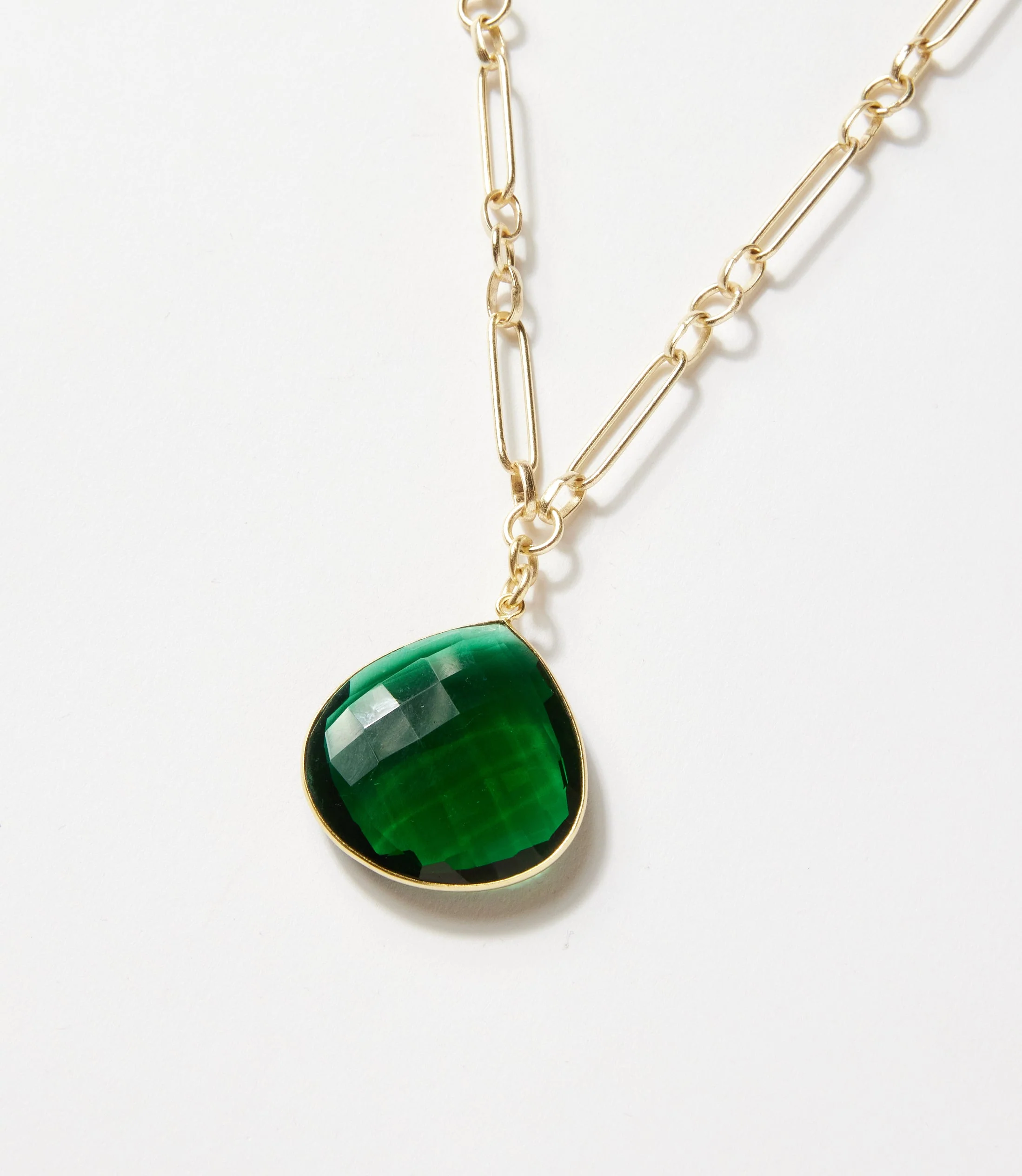 Emerald Quartz Pendant Necklace - Image 4
