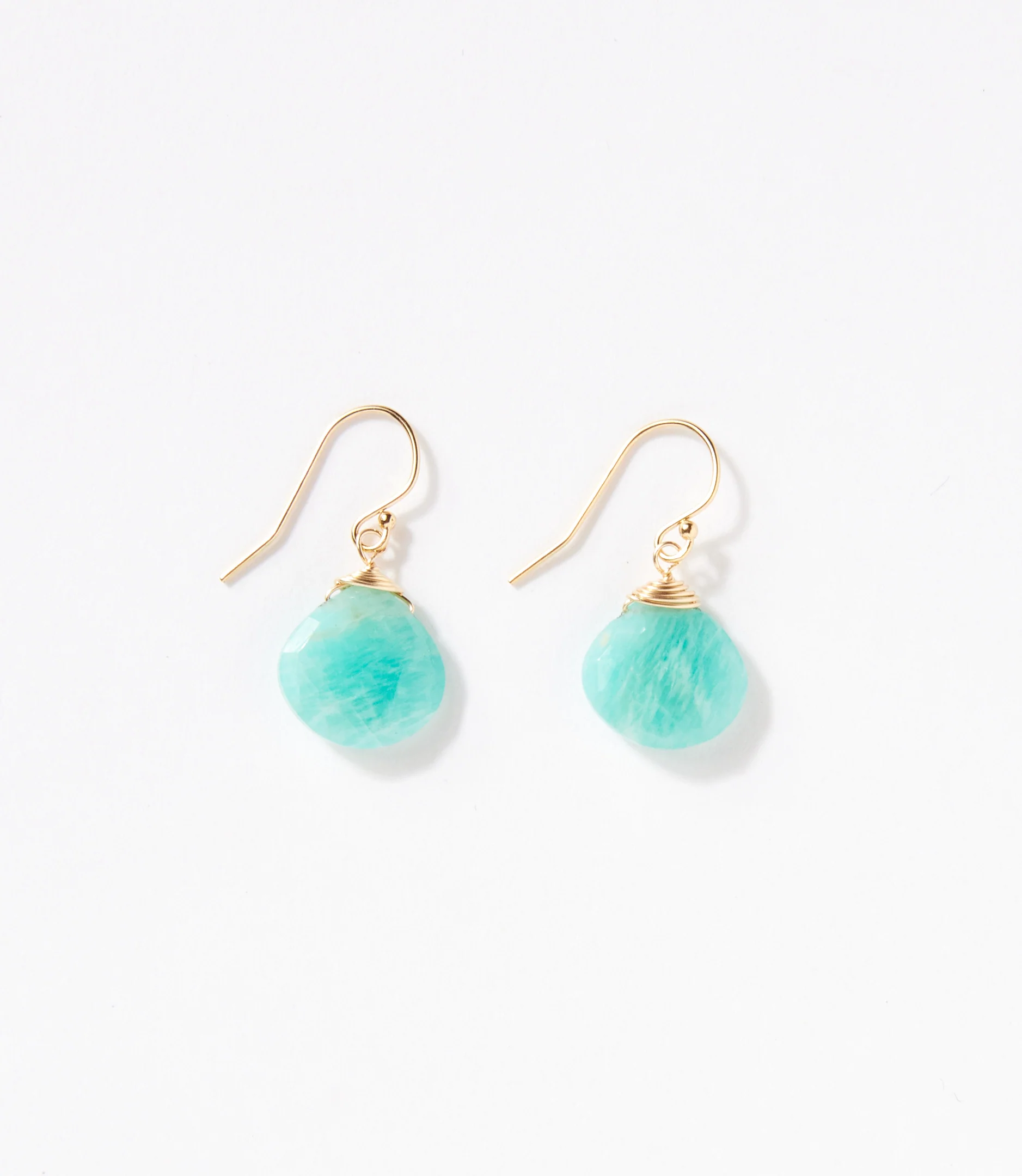 Faceted Amazonite Earrings - Image 2