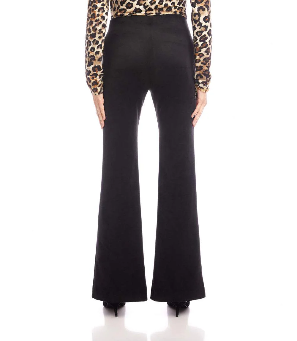 Faux Suede Front Slit Pants - Image 5