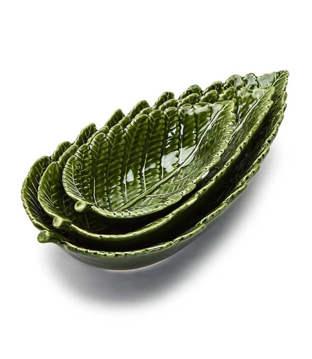 Fern Leaf Plates, Set Of 3 - Image 3