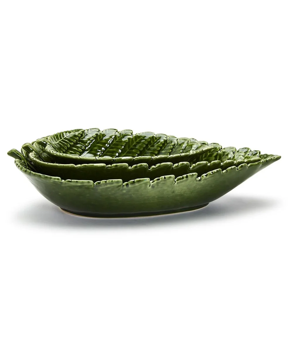 Fern Leaf Plates, Set Of 3 - Image 4