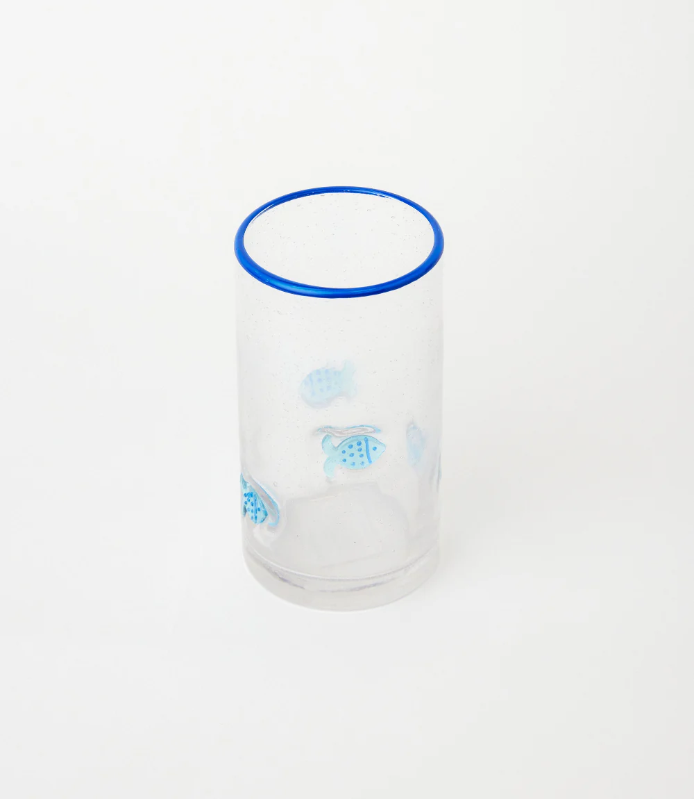Fish Bubble Drinking Glass - Image 2