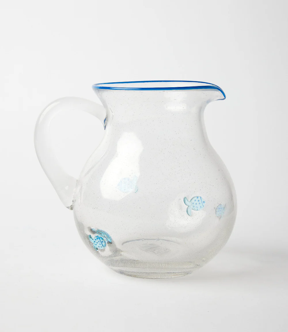 Fish Bubble Glass Serving Pitcher - Image 5