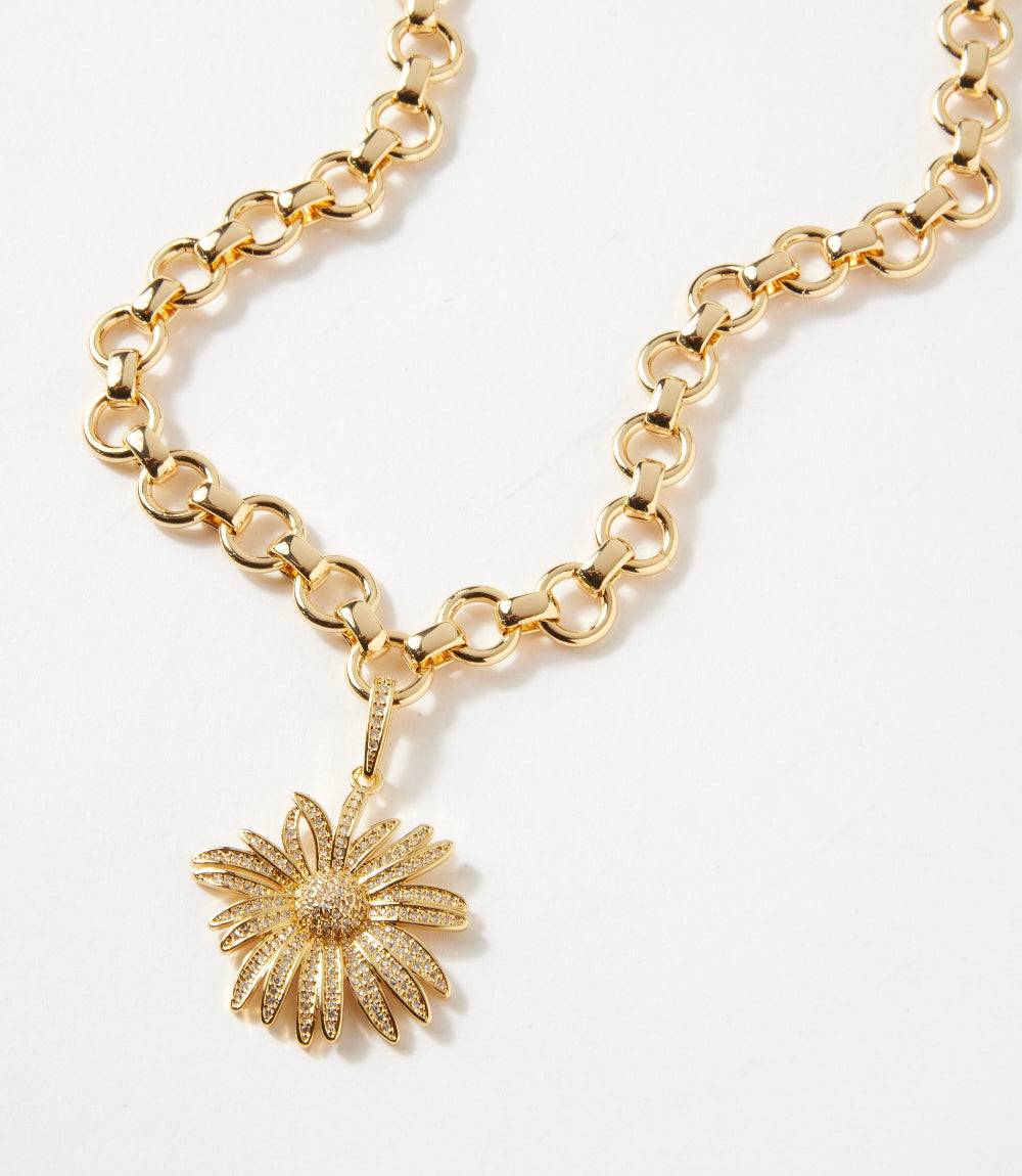 Flower Pendant Necklace - Image 2