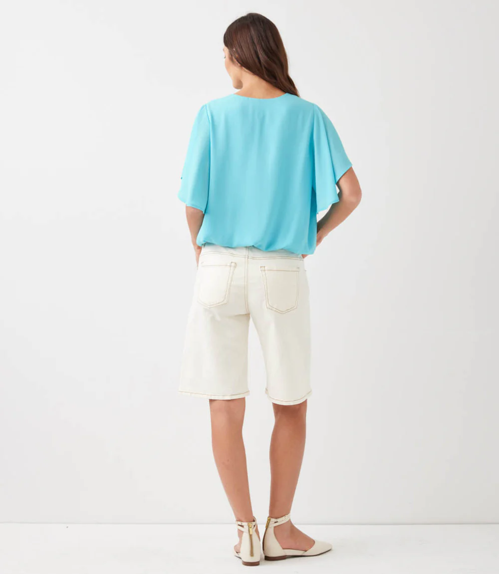 Flutter Sleeve V-Neck Top - Image 7