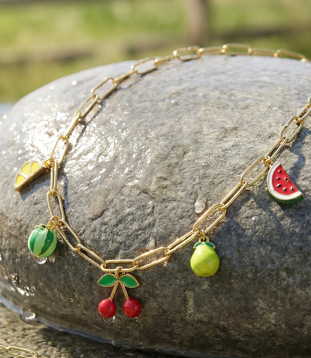 Fruit Charm Necklace - Image 2