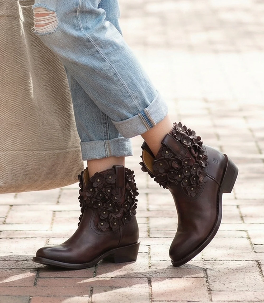 Frye Billy Flower Boots