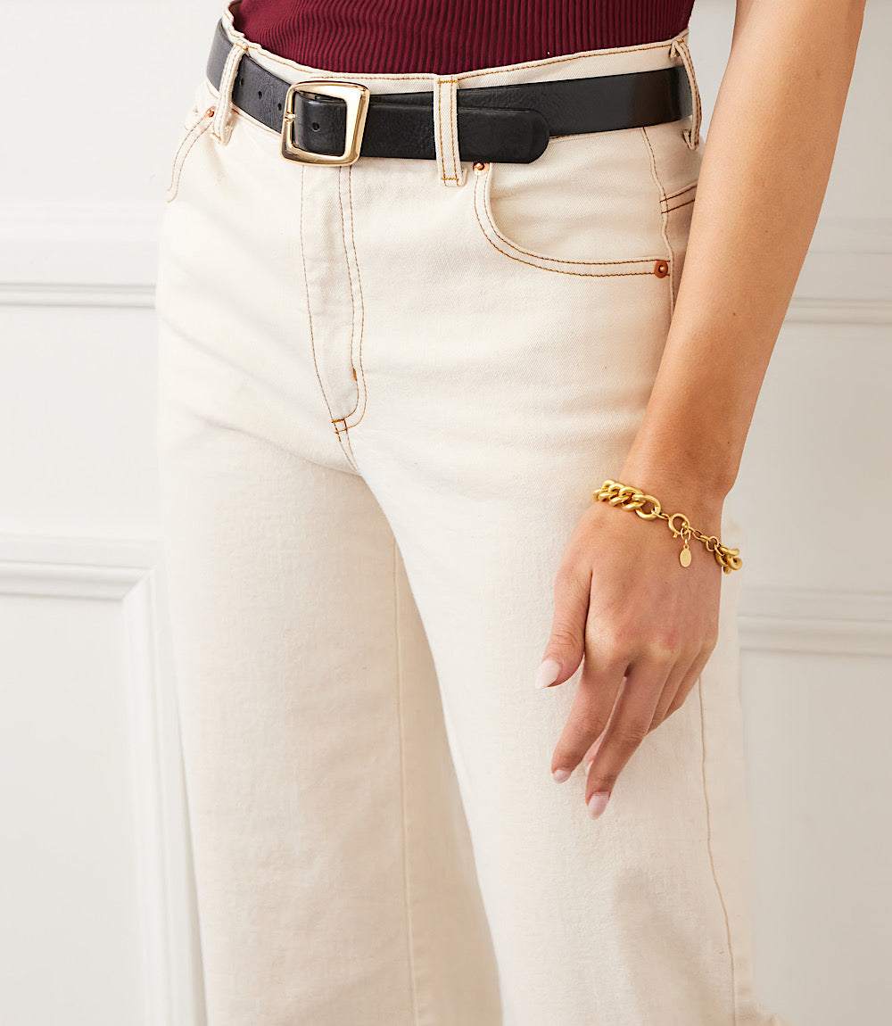 Full Length Wide-Leg Jeans - Image 2