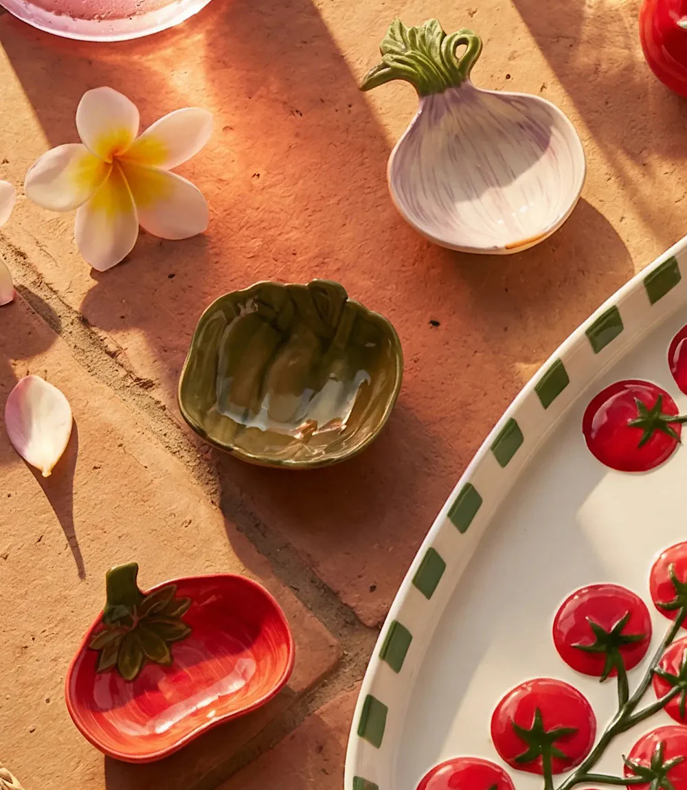 Garden Vegetable Tidbit Dishes, Set Of 3 - Image 7