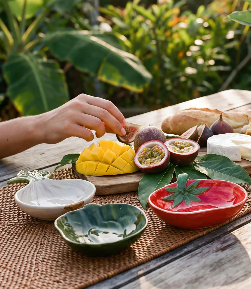 Garden Vegetable Tidbit Dishes, Set Of 3 - Image 8