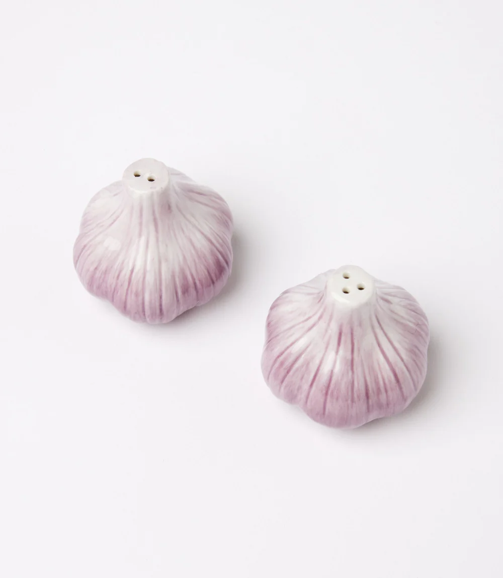 Garlic Salt And Pepper Shaker Set - Image 3
