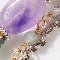 Gemstone And Glass Multistrand Bracelet - Image 4