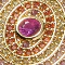 Gemstone Disc Necklace - Image 4