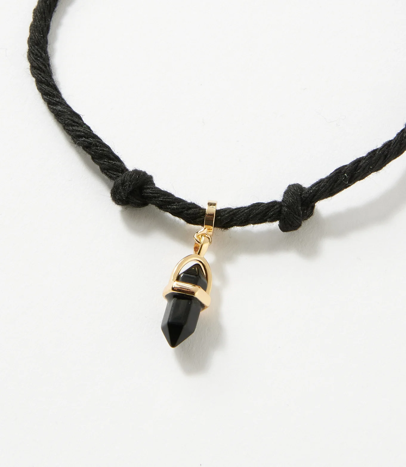 Gemstone Point Cord Bracelet - Image 2
