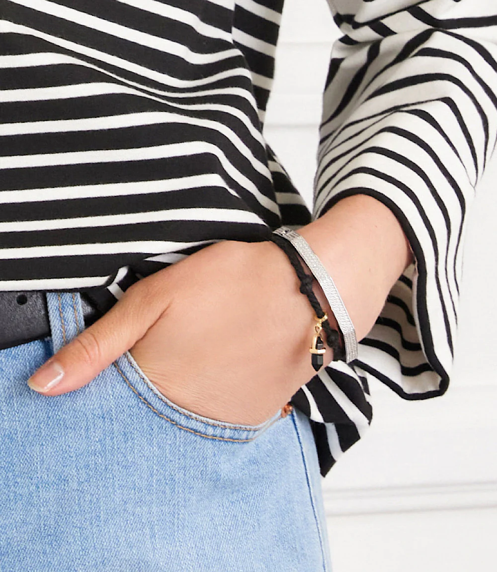 Gemstone Point Cord Bracelet - Image 3