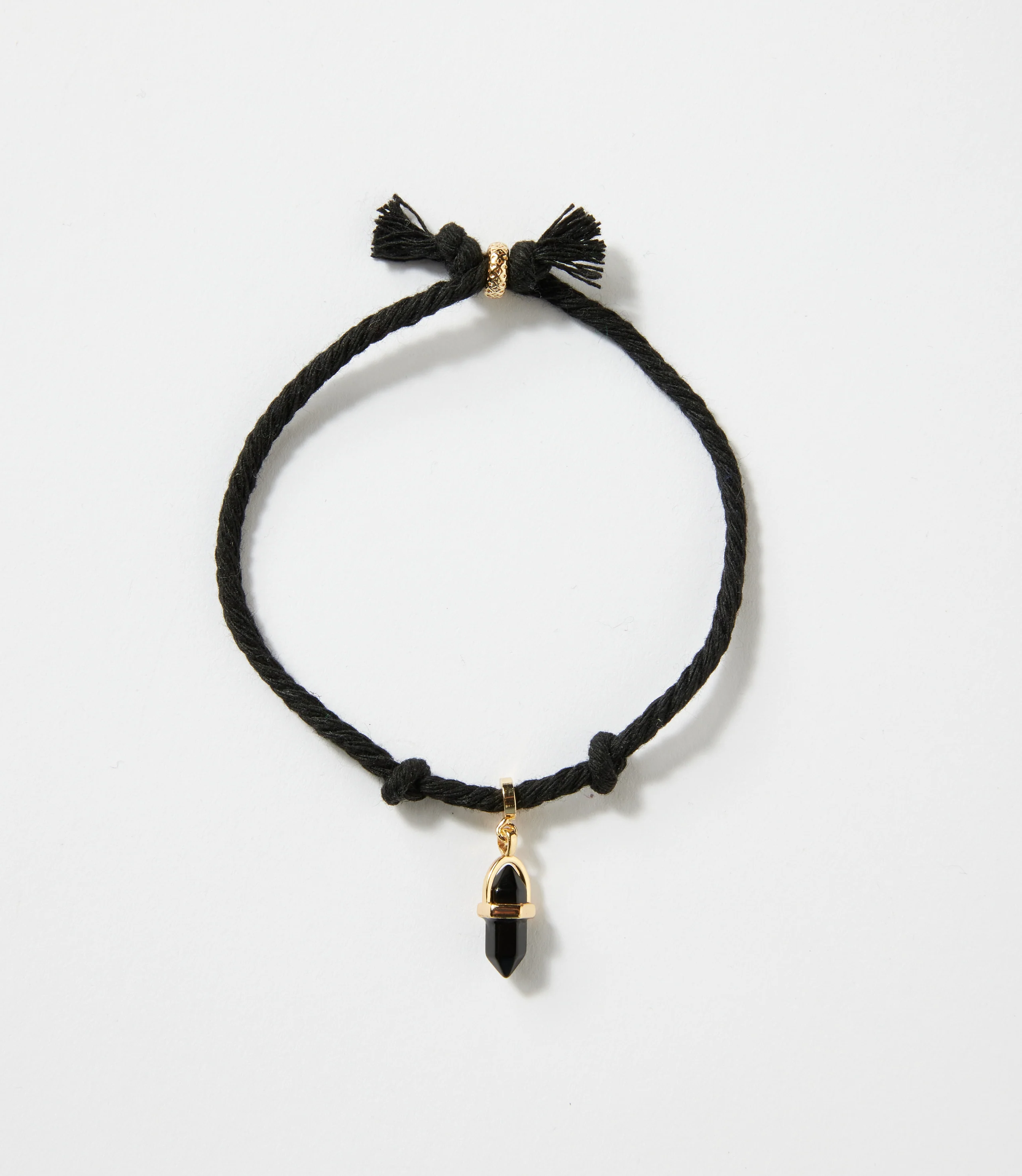 Gemstone Point Cord Bracelet - Image 4
