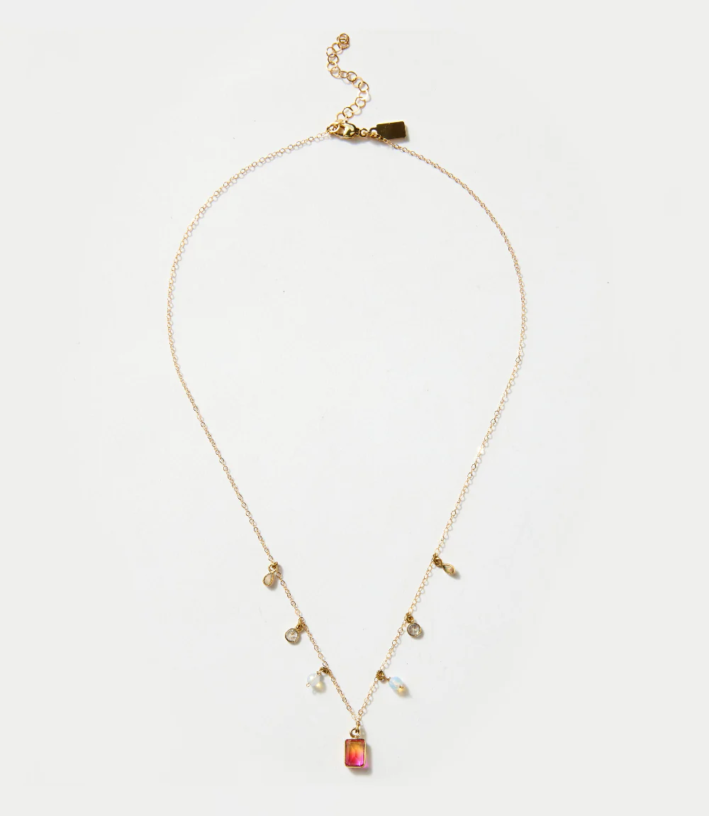 Gemstone Station Necklace - Image 3