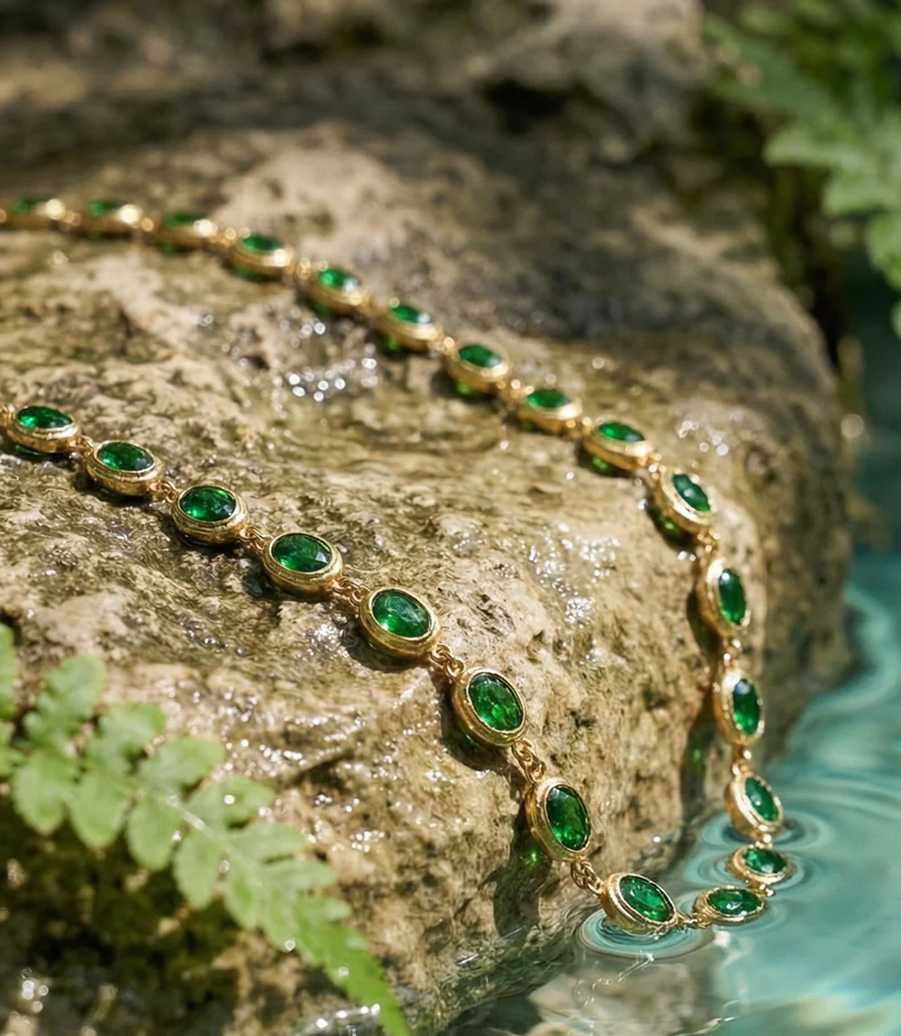 Gemstone Station Necklace - Image 5