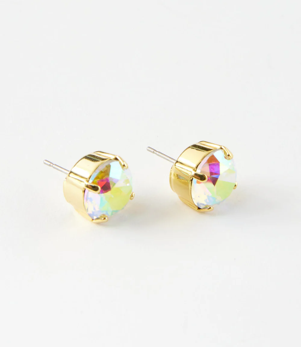 Gemstone Stud Earrings - Image 3