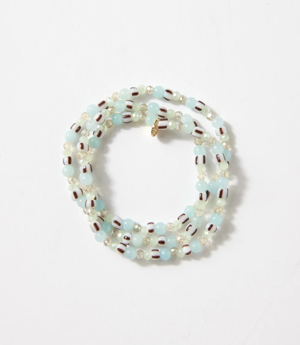Glass Bead Wrap Bracelet - Image 2